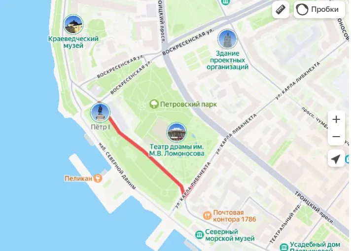 Два участка дорог рядом с Архангельским театром драмы и Петровским парком будут закрыты на три дня в связи с форумом «Арктика — Регионы».