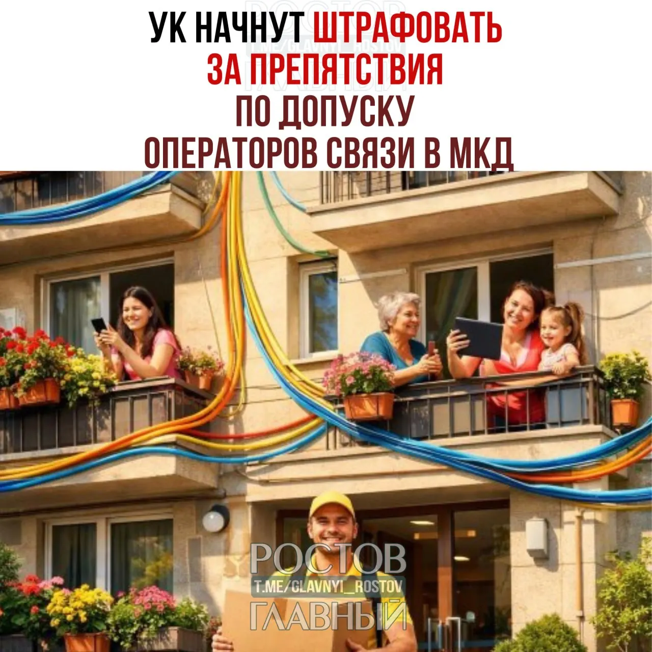 Должностных лиц намерены штрафовать на 10–40 тыс. ₽, юридические лица — на 100–500 тыс. ₽ за препятствия при установке, обслуживании или демонтаже оборудования связи в многоквартирных домах.