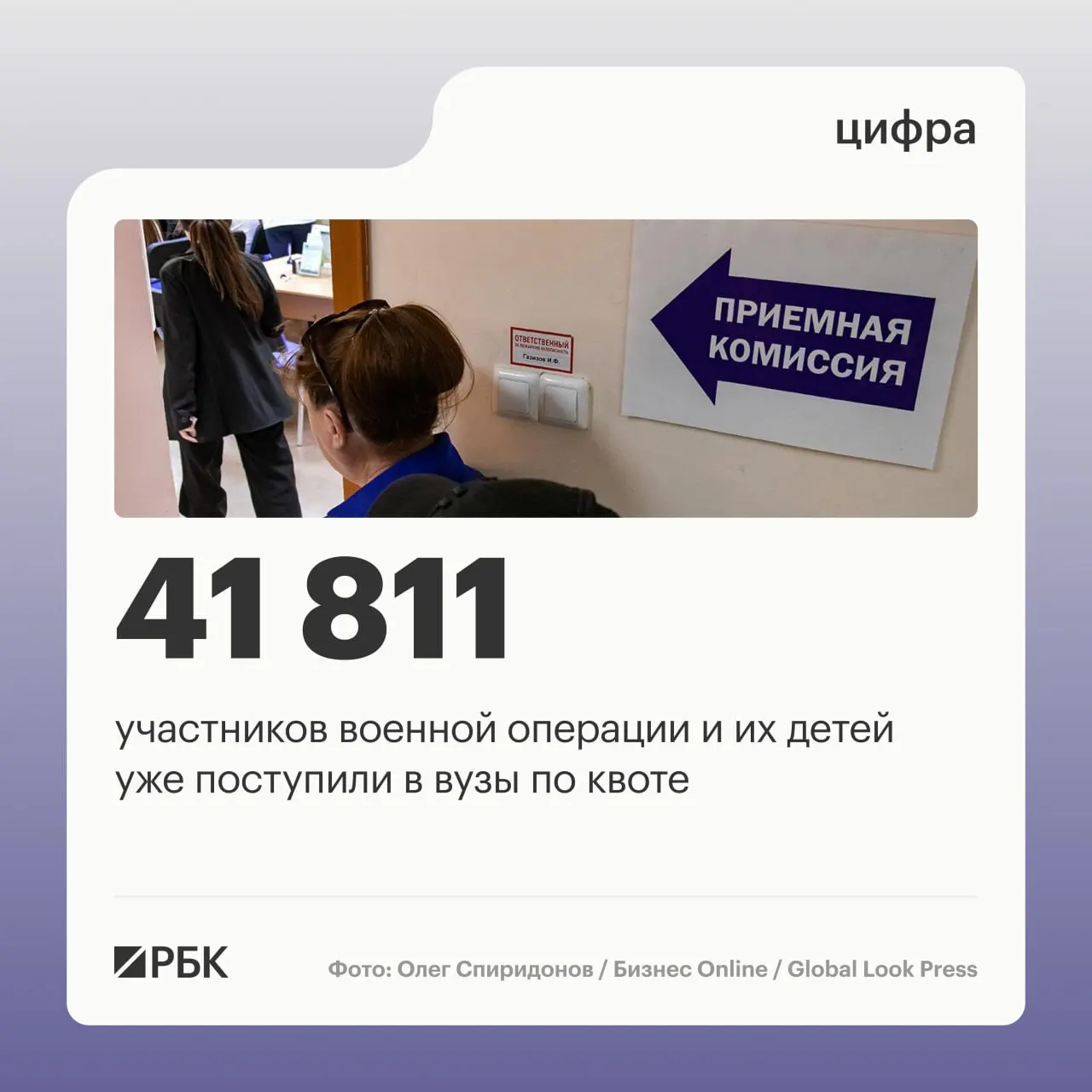 В 2026 году российские вузы приняли 117 тысяч студентов, в числе которых — дети участников СВО; приоритет получили квоты для СВО и их семей.